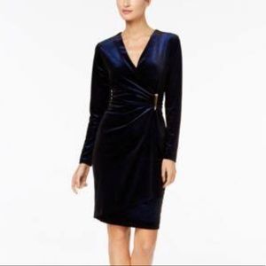 Calvin Klein black with glitter dress